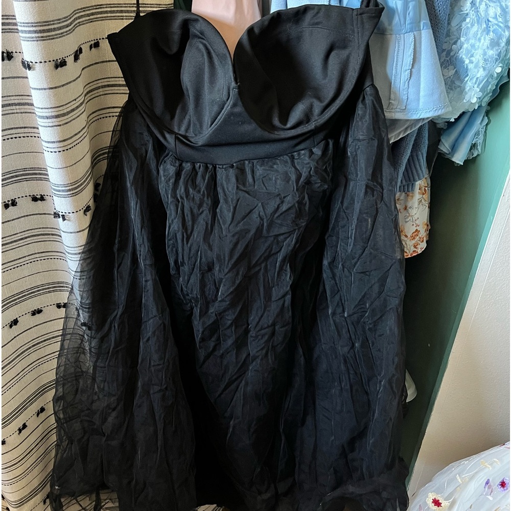 Starples Black tulle dress